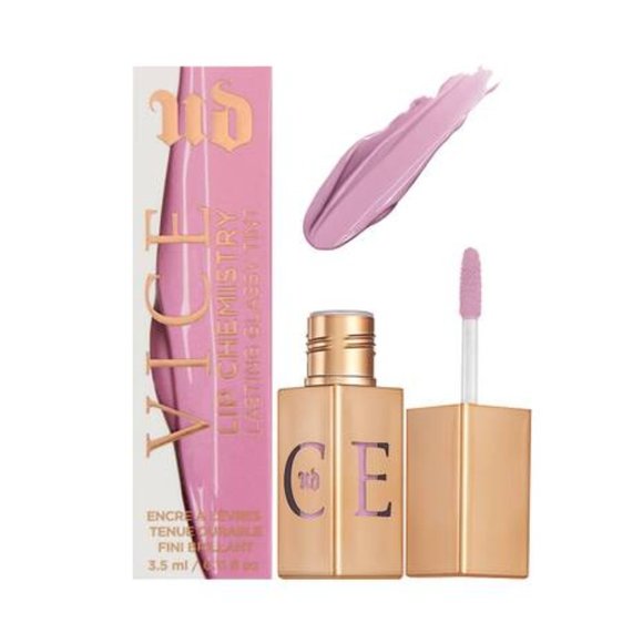 URBAN DECAY VICE LIP CHEMISTRY Lasting Glassy Tint, Pink Slip - Picture 1 of 2